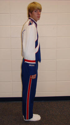 Set of 55+ Blue, Red and White Band Uniforms