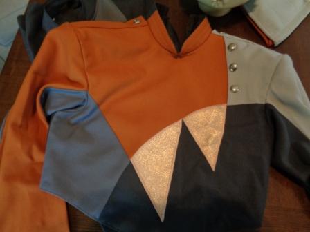 Set of 350 Gray and Orange Cesario/Bayly Marching Band Uniforms Item description: Set includes 350 C