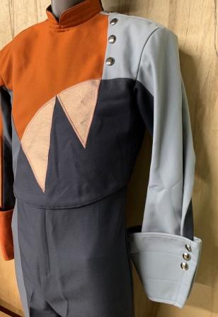 Set of 350 Gray and Orange Cesario/Bayly Marching Band Uniforms Item description: Set includes 350 C