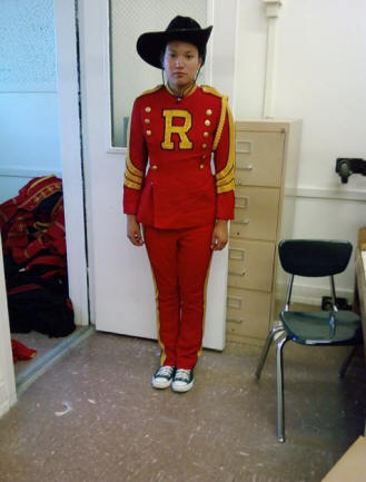 Approx. 50-55 Red & Gold Band Uniforms