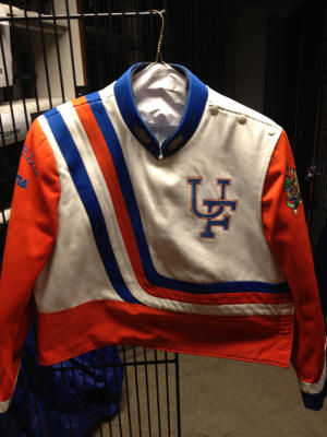 Orange and Blue Stanbury Jackets each with 2 Pairs of Pants (White and
