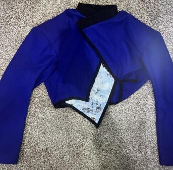 Set of 90 Purple and Black Used Marching Band Uniforms