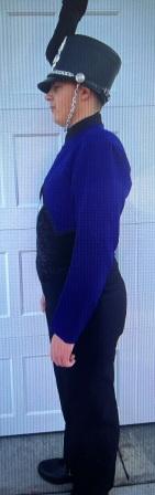 Set of 90 Purple and Black Used Marching Band Uniforms