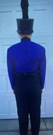 Set of 90 Purple and Black Used Marching Band Uniforms