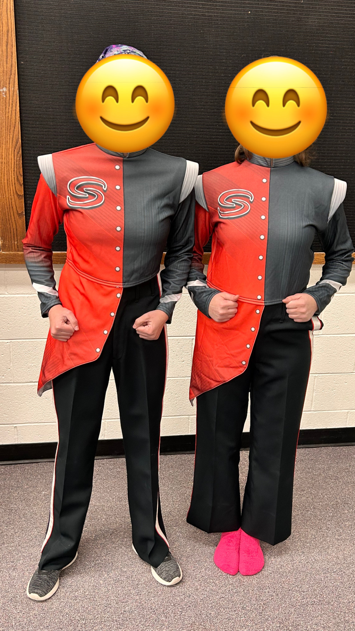 Silver, Gray, and white Digital Performance Gear Drum Corps Uniform Tops