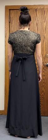 Black/Gold Lace Dresses